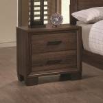Brandon Transitional Two Drawer Nightstand